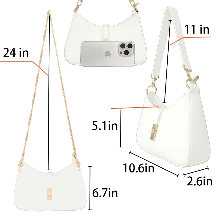 Purses for Women, Shoulder Bag for Women, Handbag Hobo Bags Vegan Leather Crossbody Purse Convertible4