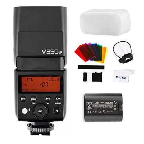 Godox V350S TTL Flash HSS Camera Flash 2.4G Speedlight with Li-ion Rechargeable Battery Compatible Sony Cameras A7RIII A7RII A7R A77II RX10 A9 A58 A99 ILCE6000L