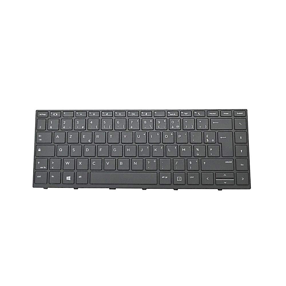 Clavier AZERTY Français Pour HP ProBook 430 G2 / 440 G2 / 445 G1 / 445 G2 - Avec Cadre - Neuf KINPOWER