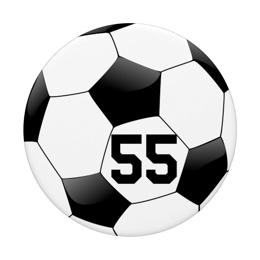 Amazon.com: Soccer Number 55 Ball Player 55th Birthday Gift Zx