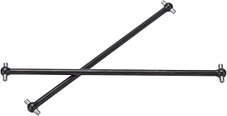 SPYMINNPOO Dogbones Drive Shaft Steel Metal RC Car Drive Shaft Dogbone Overall Length 140mm 130mm for Losi Lasernut U4 1/10 RC Car Upgrade Parts Model Toys