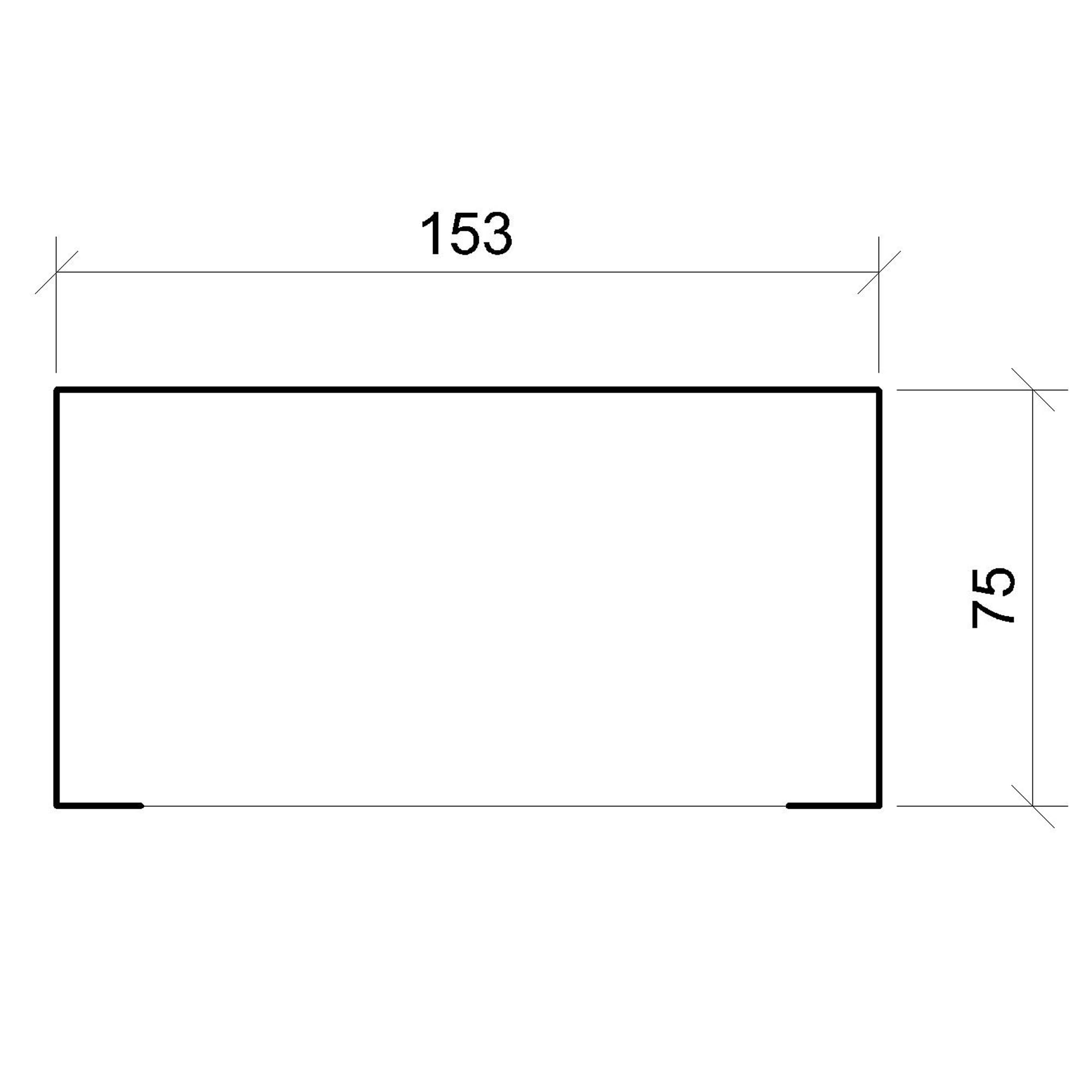 Zewnętrzny schowek na drewno opałowe 1,14 m² - 75 x 153 x H159 cm - odporna na warunki atmosferyczne wiata na drewno do ogrodu – M980-1