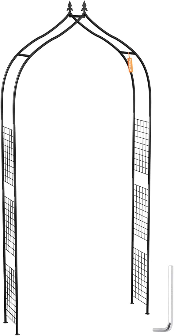 Yaheeda Garden Arches Arbors,Metal Durable Iron Trellis