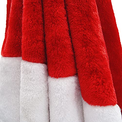 Ivenf Christmas Tree Skirt, 48 Inches Large Plush Mercerized Velvet Skirt, Rustic Xmas Tree Holiday Decorations #TOP4