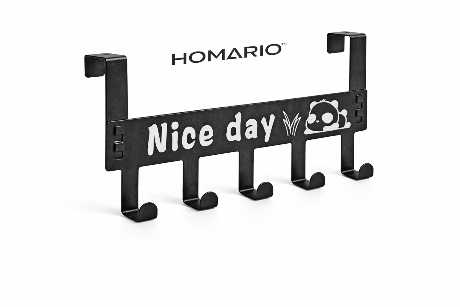 Over The Door Hanger with 6 Hooks | Heavy Duty Metal Door Hook | No Drilling Required | Pack of 1 | for Bathroom, Bedroom & Kitchen-image-29