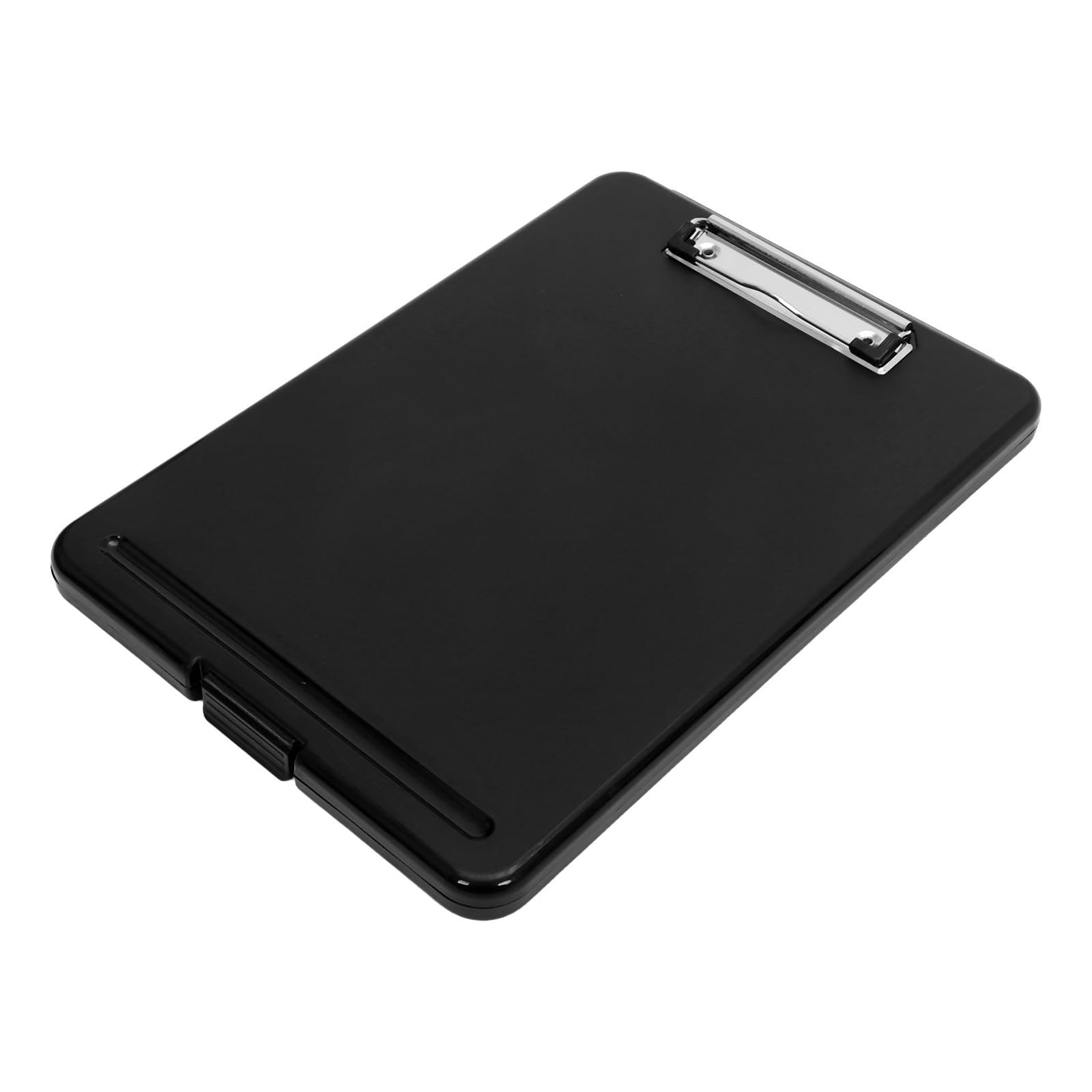 4 Pezzi Porta Documenti con Scomparti, Formato A4, Plastico Nero