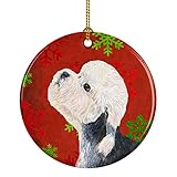 Photo Gallery ornamento natalizio in ceramica, decorazioni per albero di natale, dandie dinmont terrier red green snowflakes, decorazioni albero natale, con cordino Photo Gallery ornamento natalizio in ceramica, decorazioni per albero di natale, dandie dinmont terrier red green snowflakes, decorazioni albero natale, con cordino