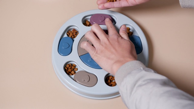 DR CATCH Dog Puzzle,Dogs Food Toys for IQ Training & Mental Enrichment,Dog Treat Puzzle(Blue) - image 6