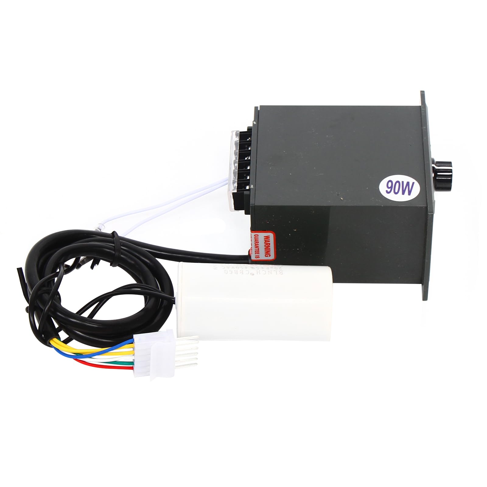 Elektrischer Getriebemotor, 220V 90W 50K AC Gear Motor mit Untersetzungsgetriebe, Verzögerung Einstellbare Drehzahl, 21N. m Drehmoment,Geeignet für Industrien wie Verpackungs, Druck (90W 50K)