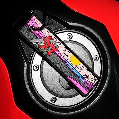 Image of MotoLoot Keychain for Motorcycles, Scooters, Cars and Gifts (Nee Down Beach Rider)