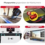 Sportstech sTread Fold Smartes Mini Laufband klappbar - Deutsche Qualitätsmarke - mit App Funktion - Fitness Treadmill bis 12 km/h & Walking Pad bis 6 km/h für Zuhause - 360° Tablet Holder – Bild 3