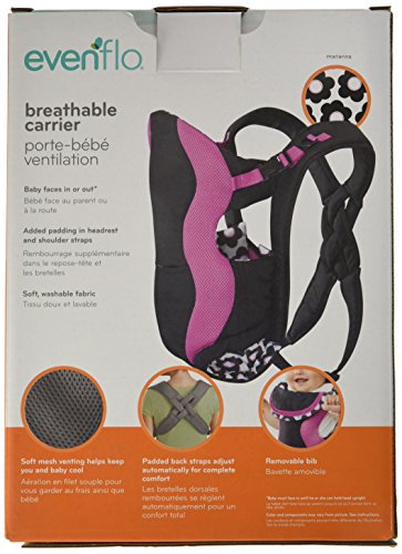 Evenflo Breathable Infant Soft Carrier (Marianna Pink) - image 5