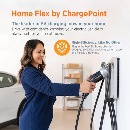 Chargepoint CPH50-NEMA14-50-L23 Level 2 Ev Charger J1772, Home Flex Nema 14-50 Electric Car Charger thumb #4