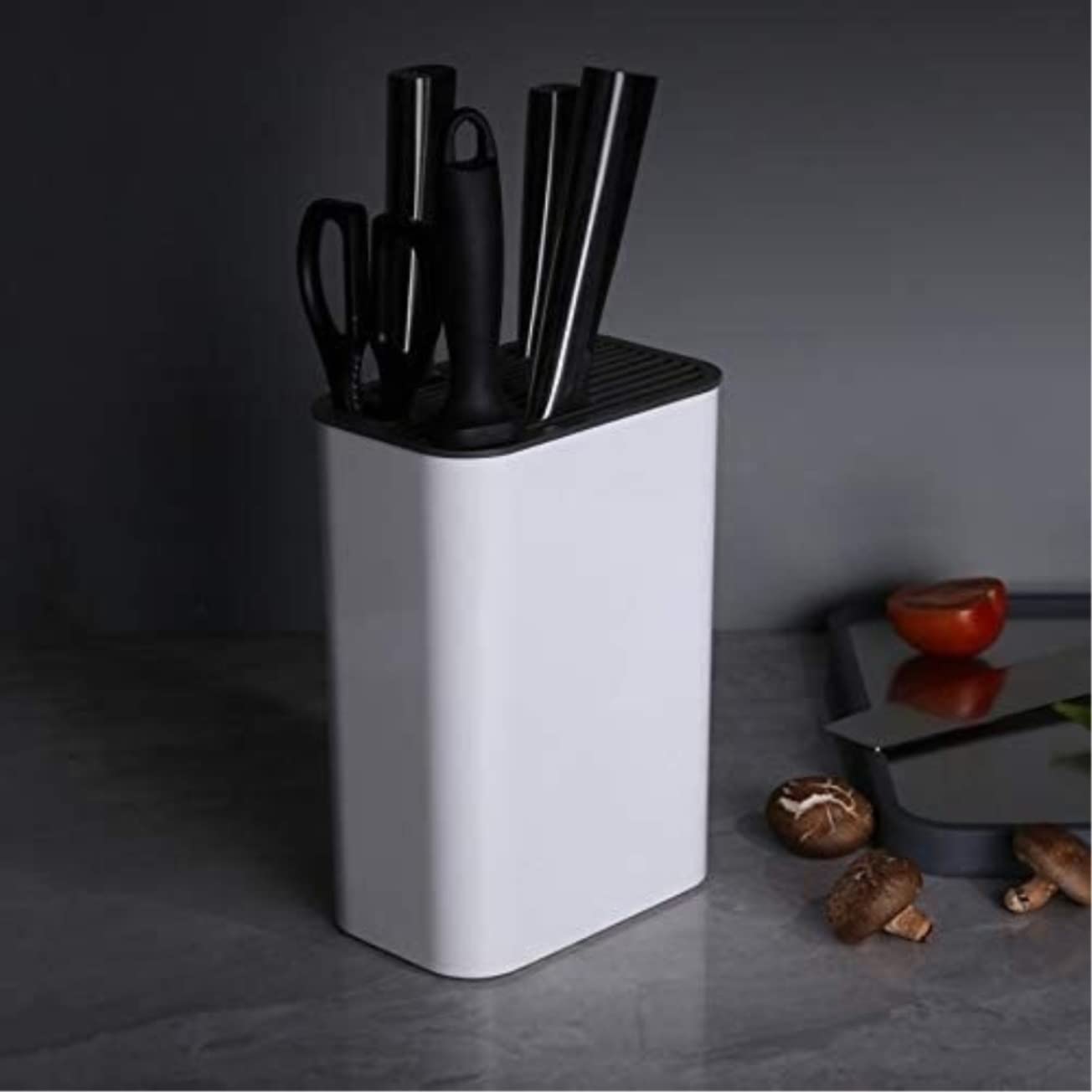 Bloque Cuchillos Cocina Soporte para Cuchillos De Cocina, Organizador Multifuncional, Herramienta De Almacenamiento, Soporte para Bloque De Cuchillos, Accesorios De Cocina