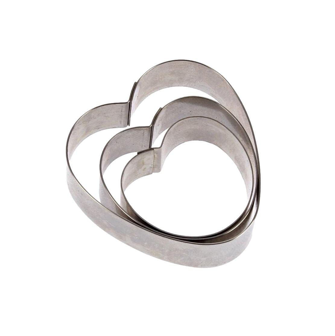 SUZANNE ESPER EUCALYPTUS LEAF 3 pc professional stainless steel icing cutter