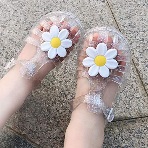 Kids Girl Boy PVC Sandals Comfort Summer Outdoor Casual Beach Shoes Flower Anti Slip Rubber Sole Sandals for 2-10Years3