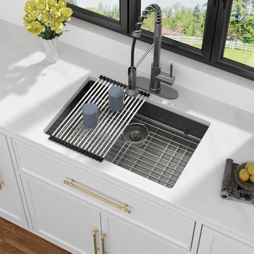 Fregadero de cocina poco profundo ideal para optimizar espacio bajo encimera 3