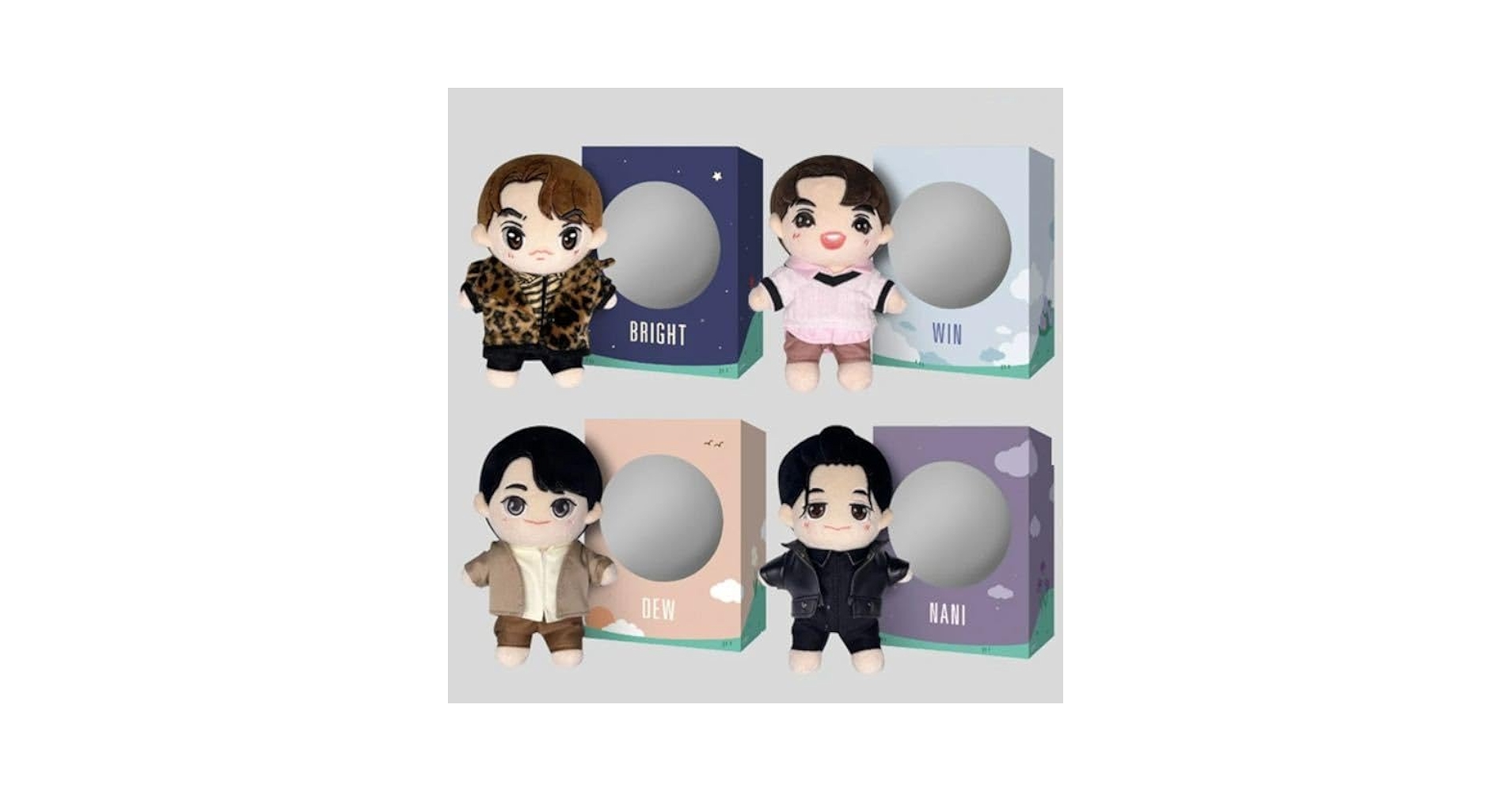 テテ  F4 thailand Bright、Dew ぬいぐるみ Amazon.co.jp: F4 Thailand Bright Win Dew Nani ぬいぐるみ4体