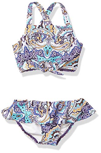 Image of Seafolly Girls' Tie Front Tankini Swimsuit Set
