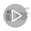 Image of Vivian 10.15oz /300ML Mini Thermal Mug Leak Proof Vacuum Flasks Travel Thermos Stainless Steel Drink Water Bottle Thermos Cups for Indoor and Outdoor (Green)