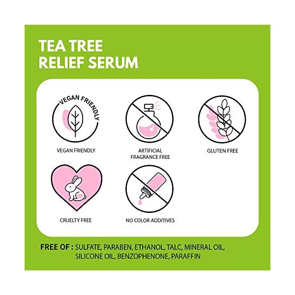 iUNIK-Tea-tree-Relief-Natural-Facial-Serum-171-Fl-Oz-Acne-Treatment-Serum-Ampoule-Clear-Skin--Face-Serum-for-Acne-Breakout-Pimple-Tea-Tree-67-Centella-Asiatica IUNIK Tea Tree 67% Relief Vegan Facial Serum - Non-Sticky | Clear & Balanced Skin w/Centella Asiatica 19% for Soothing Calming Irritated & Acne-prone Skin Ampoule Korean Skincare