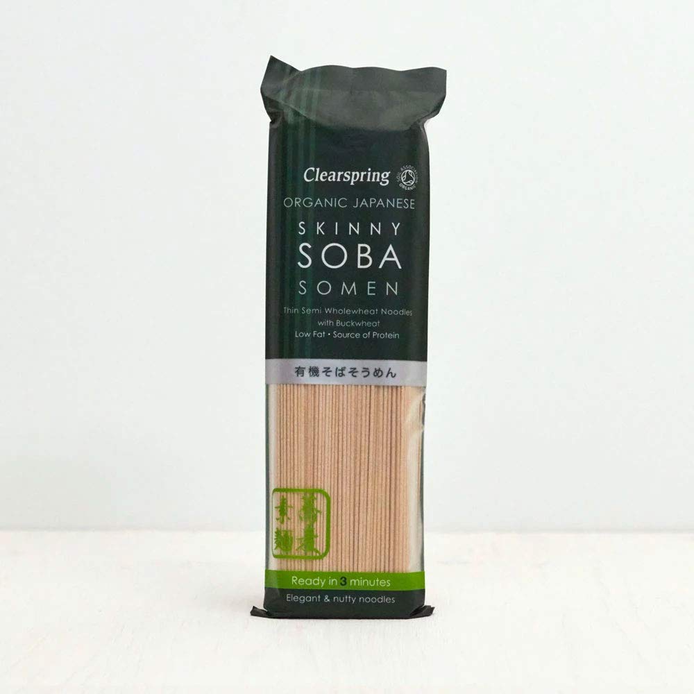 Clearspring - Organic Japanese Skinny Soba Somen - 100% Buckwheat - 200g