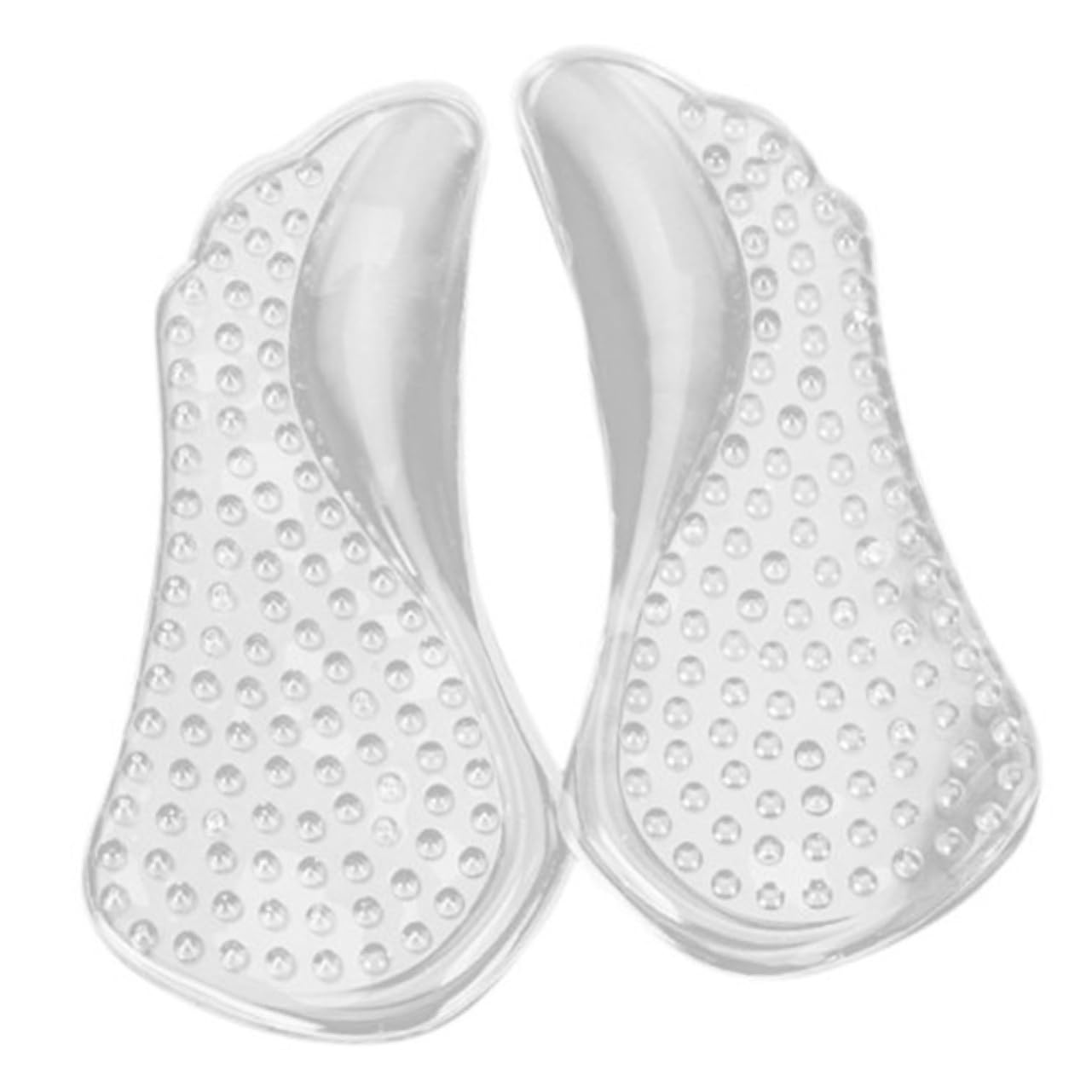 KOMBIUDA Pair Adhesive Arch Support Insoles for Heels Arch Support Gel Pads Arch Shoe Insole Gel Pads for Heels Massaging Effect Insoles High Heel Inserts for Women Shoe Pads for High Heels