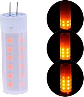 6-Pack G4 LED Flame Effect Light Bulb 3W DC 12V 220 Lumen ,Flame Light Bulbs , Fire Light Bulb,Flicker LED Flaming Bulb