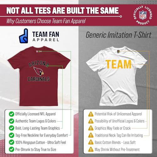 Image of NFL Gameday Cotton Blend T-Shirt for Men and Women - Licensed