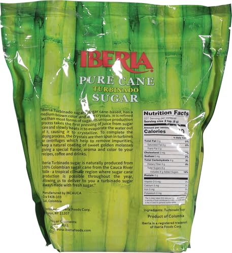 Image of Iberia Pure Cane Raw Turbinado Sugar, 4 lb.