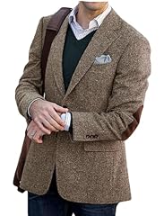 Knit Herringbone Light Brown