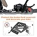 REARACE Front Brake Fluid Reservoir Guard Compatible with Royal Enfield Himalayan 450 2024, Guerrilla 450 Motorcycle Reservoir Cover Protector