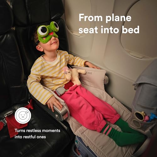 Stokke JetKids BedBox, Arctic Blue - Ride-On Suitcase for Kids 2-7 Years Old (up to 77 lbs) - Transforms Into Bed - Includes Mattress, Decorative Stickers & Adjustable Carrying Strap - Image 4