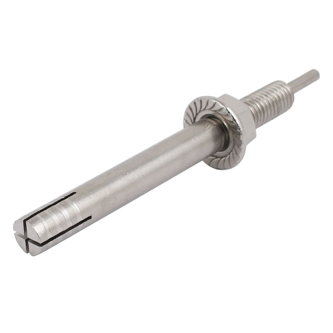 Aexit 10mm Dia Fastener 100mm Length Stainless Steel Pin-Fier Hex Nut Expansion Drive Anchor Model:85as21qo642