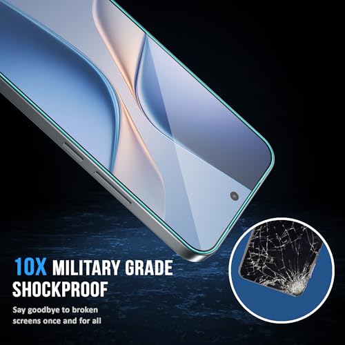 Image of FIRST MART Tempered Glass Screen Protector for Vivo T5 Pro - Full-Glue Screen Guard, 3D Edge to Edge, HD Clear, Bubble-Free, Case-Friendly, Black, Pack of 2