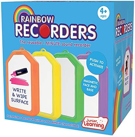 RAINBOW RECORDERS SET OF 4