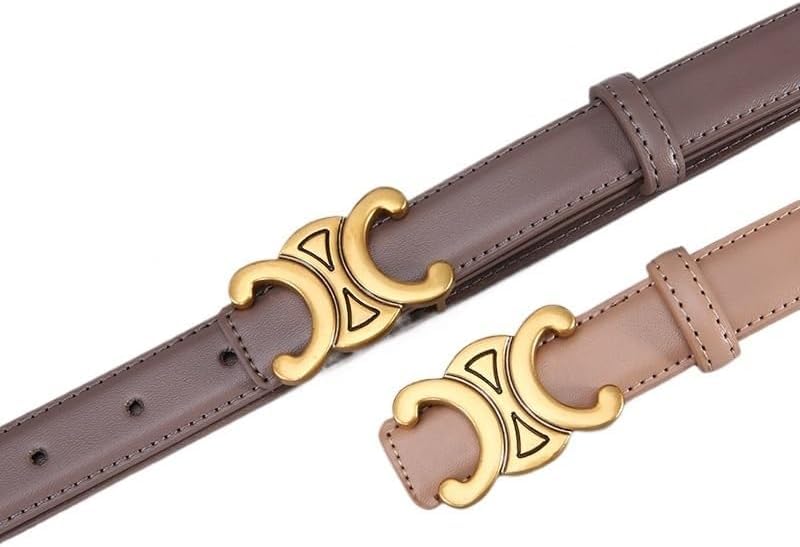 Women's Simple Genuine Leather Belts Fashionable Basic Belt for Jeans and Casual Outfits2