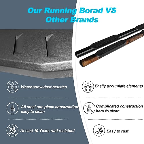 Estribos Running Boards 6" para Chevy Silverado/GMC Sierra miniatura 5