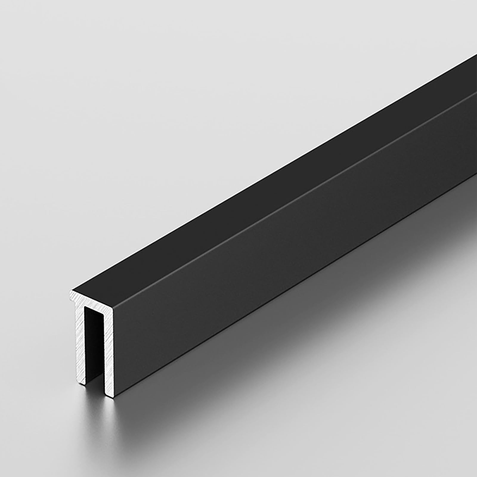 Zócalo Laminado 125 Cm* 4 Piezas Rodapié Elegante para Renovaciones Listones Decorativos para Salones Y Habitaciones(Black)