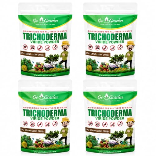 Image of Go Garden Trichoderma Bio Fungicide for Plants 900g x 4 Pack | High CFU Organic Fungicide | Controls Soil Fungus, Root Rot & Wilt | Improves Soil Microbes & Plant Growth