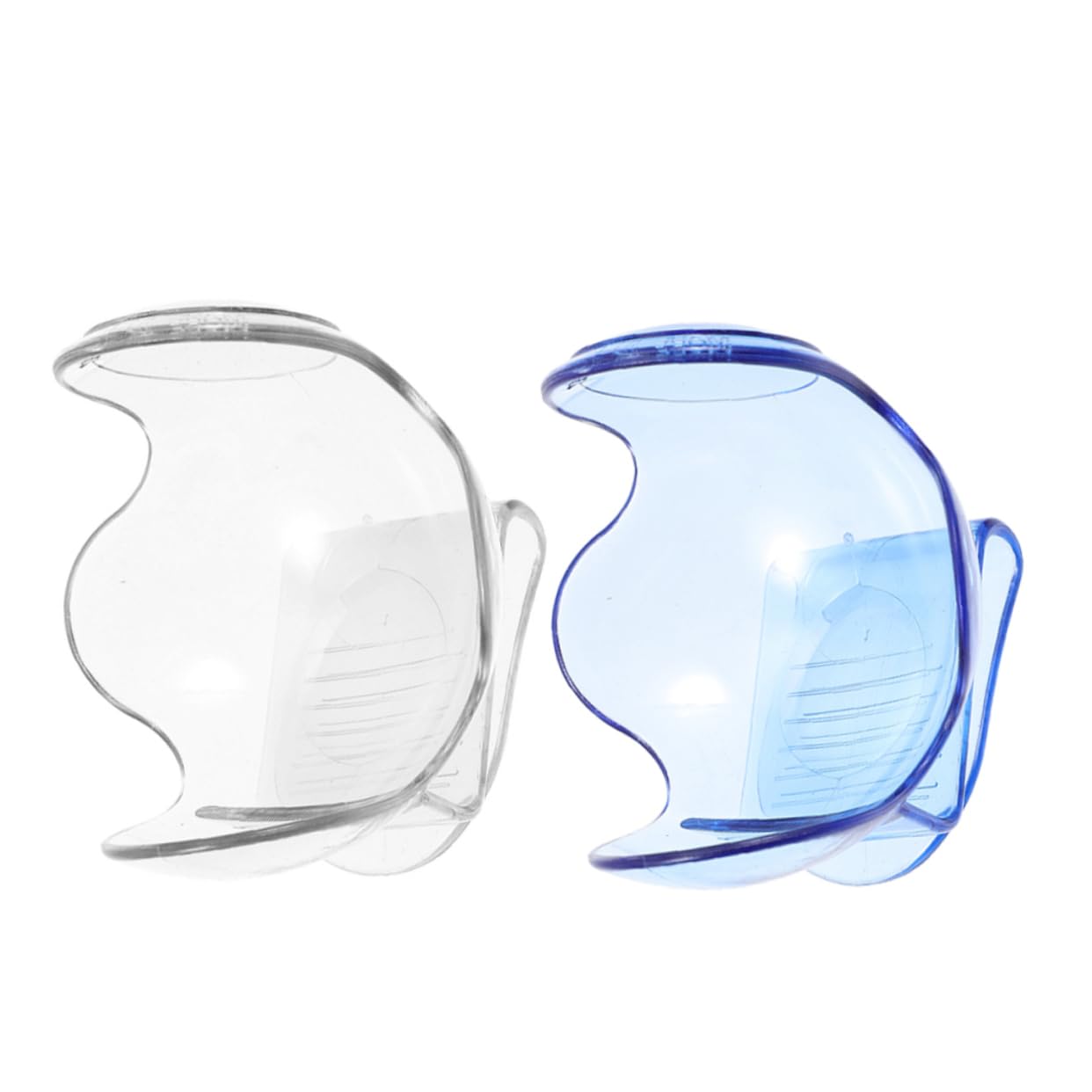 BESPORTBLE 4 Stück Transparenter Tennisclip Stuck Slice Tennisballhalter-Clip Tennis Band Tennis Training Tennisballsammler Clip-On-Tennishalter Haupt Tennissitz Werkzeug Ausrüstung Bund Abs