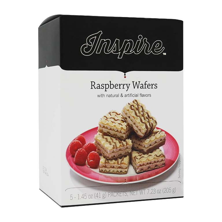 Inspire Square Protein Wafers by Bariatric Eating – Raspberry (1-Pack)