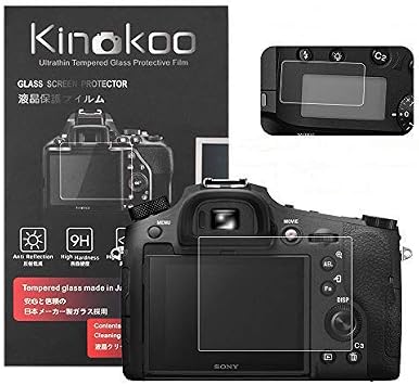 kinokoo 2 Pack Digital Camera LCD Screen Protector for SONY DSC-RX10/RX10M2/RX10M3/RX10M4 LCD Monitor Glass Protector and Display Panel High Performance Protective Film