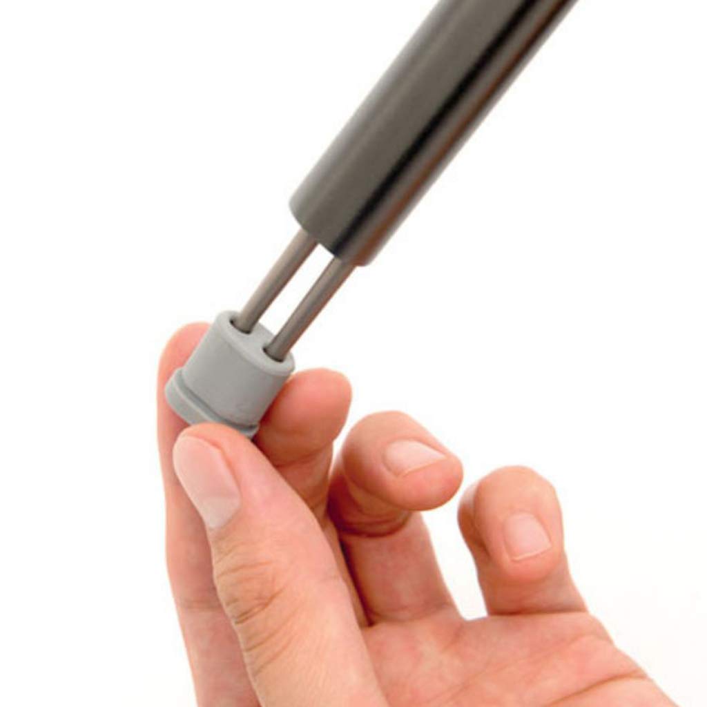 Inzopo Chopsticks Holder Tube, Ultra Lightweight Aluminum Storage Case Bottle for Chopsticks with Cap long orange