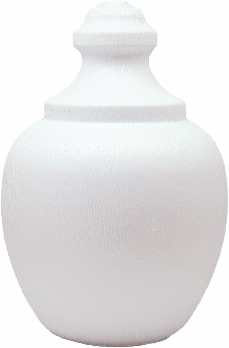 KASTLITE 88465-WH-5N Polyethylene Neckless White Acorn | 16.14" Height x 10.75" Width x 5.25" Diameter | Manufactured in the USA