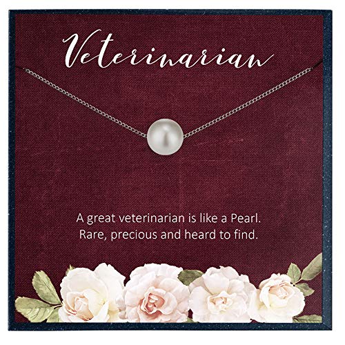 Grace of Pearl Veterinarian Gifts for Veterinarian Appreciation Gifts for Veterinarian Thank You Gifts for Veterinarian Thank You Gifts for Vet Doctor Gift Necklace