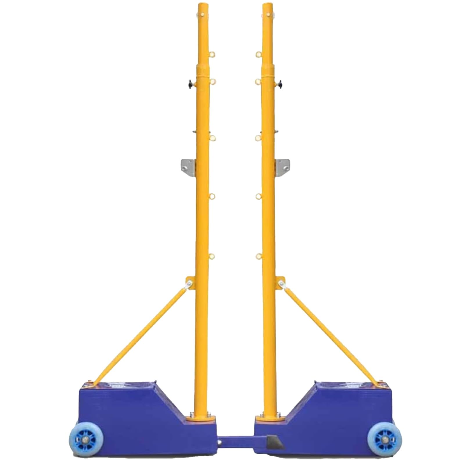 Red de Voleibol Multifuncional para Voleibol y bádminton con Base Resistente, Estable y rellenable, y Ruedas para Entrenamiento al Aire Libre (Color único, 1,55)