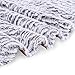 Juegoal 48 Inch Luxury Christmas Tree Skirt Faux Fur Soft Christmas Tree Mat for Xmas Party Decoration, White