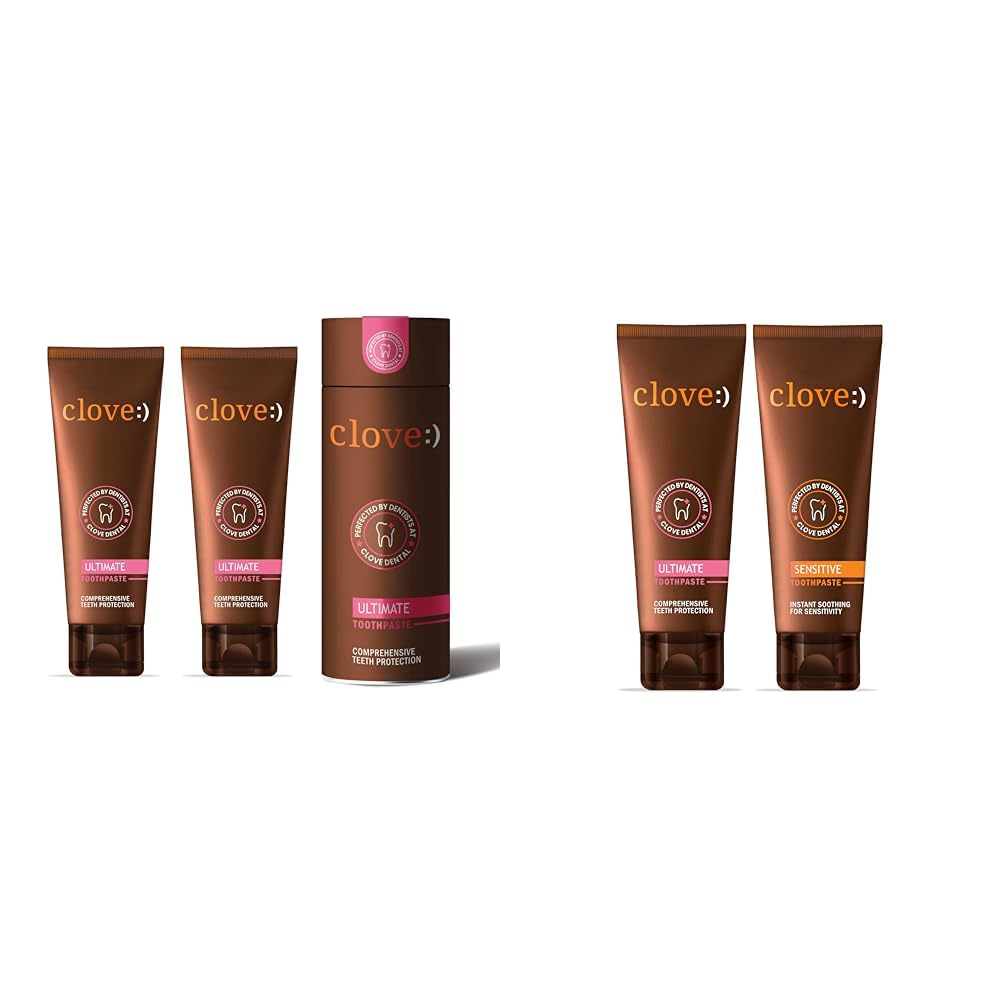 Clove Ultimate Toothpaste, FREE ₹2000 Dental Treatment/Services With Every Pack, Patented Optafr | Clove Ultimate & Sensitive Combo, FREE ₹2000 Dental Treatment/Services With Every Pack, Dual Pro-image-37