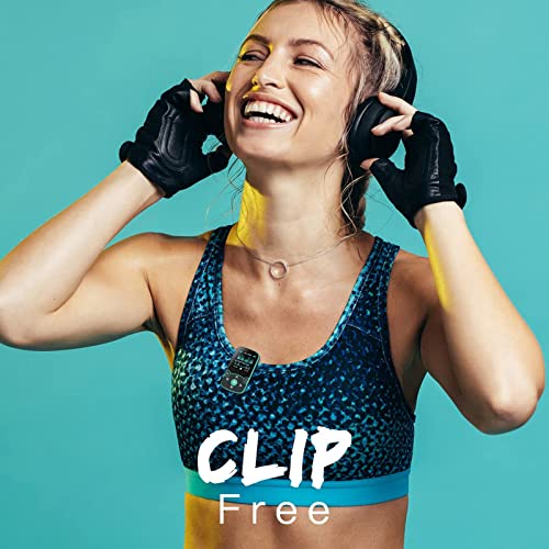 AGPTEK MP3 Player Bluetooth 5.3 Sport 32GB Built-in Memory with 1.5 Inch TFT Colour Screen Mini Music Player with Clip Supports up to 128GB TF Card - Image 4